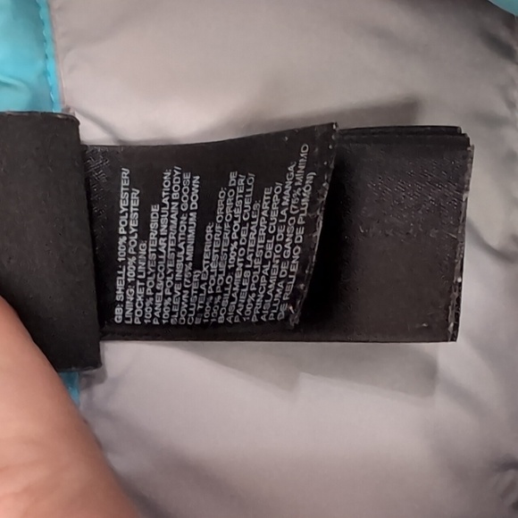 The North Face Girl's Andes Down Jacket Size Large (12-14) Play Condition - Picture 3 of 12